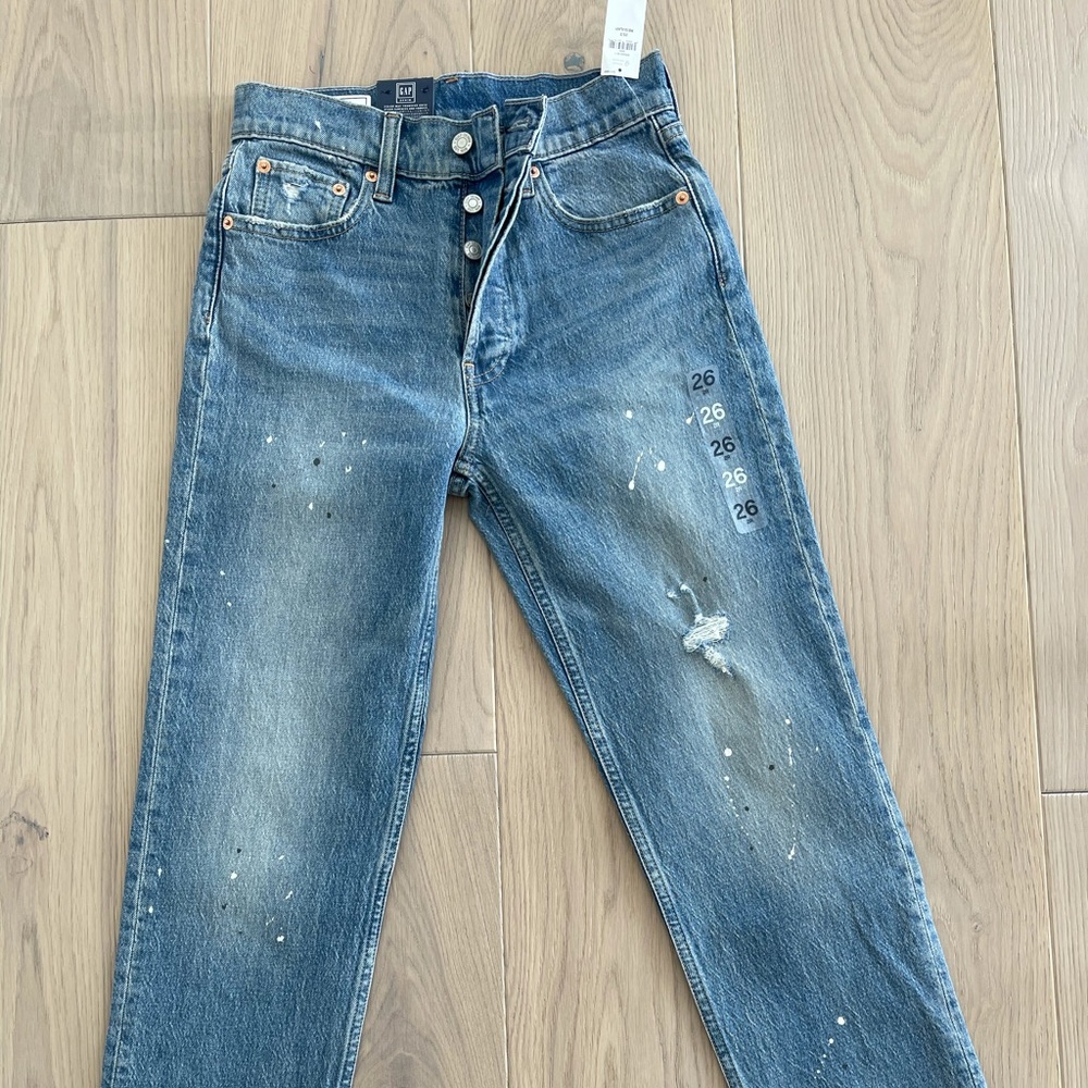 Straight High Rise Jeans